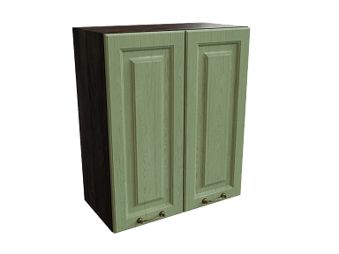 Шкаф В600 с 2-мя дверцами Ницца ДБК/ДУБ/ОЛИВ Ф40 - фото №1, 888_ММК-00017624