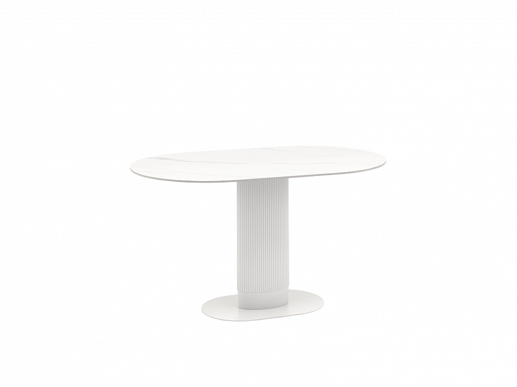 Стол обеденный STOOL GROUP Mystery 130*80 Белый, керамика - фото №1