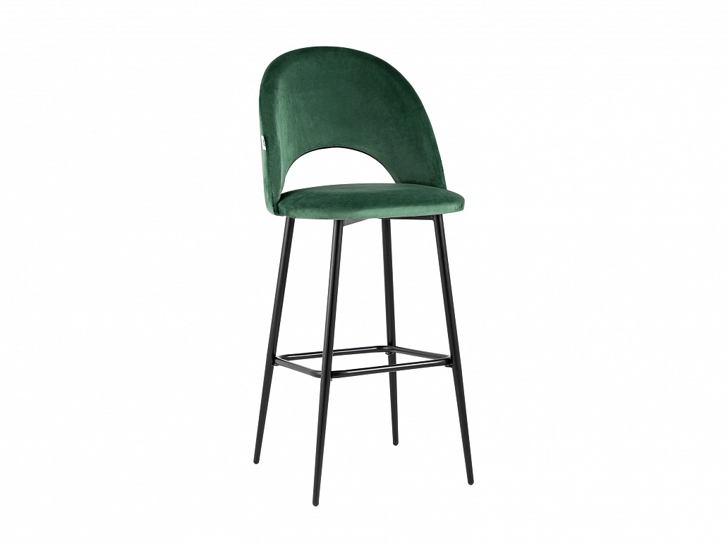 Стул барный Stool Group Меган Велюр Зеленый - фото №1