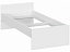 Валенсия 90х200 белый текстурный Кровать, ЛДСП - миниатюра
