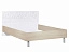 Кровать Винтаж (140х200), белый глянец - миниатюра