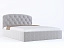 Кровать Лацио Капитоне с ПМ (120х200), рогожка - миниатюра