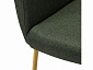 Кресло полубар Oscar тёмно-зеленый/Линк золото - фото №5