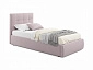 Мягкая кровать Selesta 900 лиловая с подъемным механизмом - фото №2