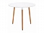 Lorini 80 white / wood Стол деревянный, массив бука - миниатюра