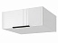 Шкаф антресольный 60 х 24 см Калипсо, белый глянец - миниатюра