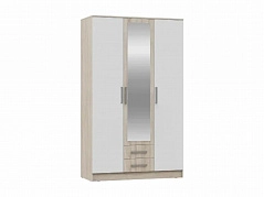 Мартина Шкаф для одежды 3-дверный (Дуб Сонома / белый) - фото №1, mdmMF-000047424