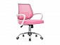 Ergoplus pink / white Компьютерное кресло - фото №2