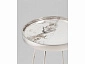 Журнальный столик STOOL GROUP STOOL GROUP Гера 50*50 Белая керамика, сталь серебро  - фото №5