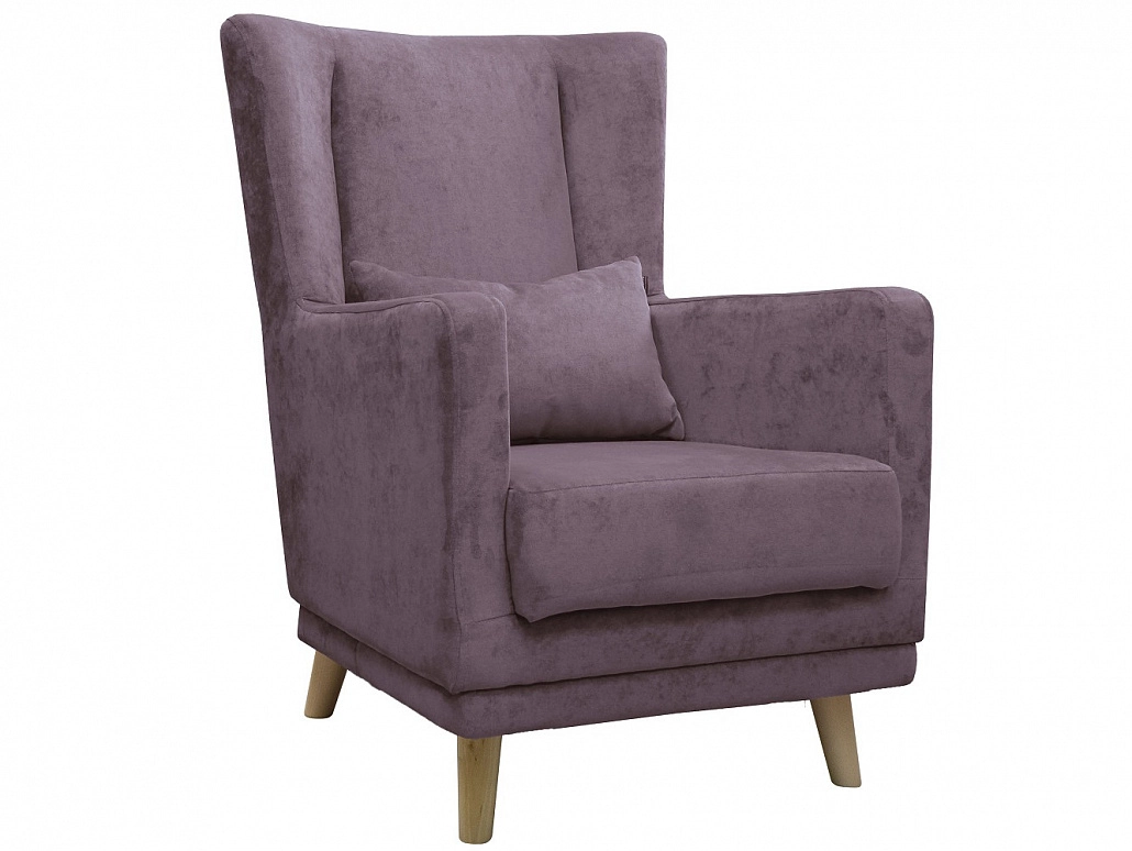 Кресло мягкое NEW, фиолетовый - фото №1