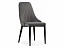 Kora dark gray / black Стул на металлокаркасе, велюр - миниатюра