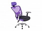 Lody 1 фиолетовое / черное Компьютерное кресло - фото №9