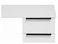 Бэтти Лофт 116х60х75 белый / черный матовый Компьютерный стол - фото №9