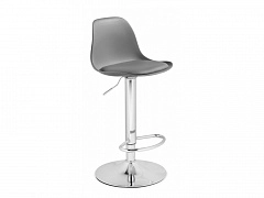 Soft gray / chrome Барный стул - фото №1, Woodville18328