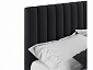 Мягкая кровать с тумбами Olivia 1600 темная с подъемным механизмом - фото №6