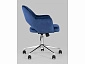Кресло компьютерное Stool Group Кларк Велюр синий  - фото №4