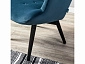 Кресло Хайбэк синий/венге - фото №16