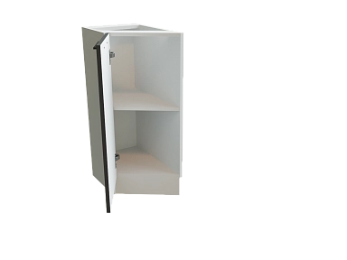 Шкаф НТ300 с 1-ой дверью Глетчер БЕЛ/МРН Ф20 - фото №1, 888_ММК-00000194