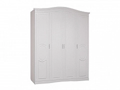 ГЕРТРУДА М1 шкаф 4-х дверный белая лиственница/ясень жемчужный - фото №1