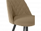 Комплект стульев Диор (2 шт), черный велюр бежевый - фото №4