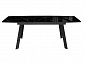 Стол DikLine XLS160 мрамор черный глянец/ черный / опоры черные - фото №3