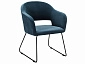 Кресло Oscar Diag blue/Линк - фото №2