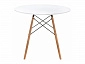 Table 90 white / wood Стол деревянный - фото №5