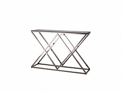 Консоль Stool Group ИНСИГНИЯ 115х30 Стекло smoke/Сталь темный хром  - фото №1