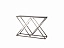 Консоль Stool Group ИНСИГНИЯ 115х30 Стекло smoke/Сталь темный хром, сталь - миниатюра