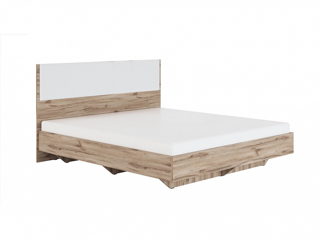 Кровать с настилом Николь 1.6 180х200, белый - фото №1