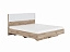 Кровать с настилом Николь 1.6 180х200, белый, экокожа - миниатюра
