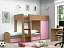 Двухъярусная кровать Golden Kids-2 (90х200), розовый - миниатюра