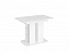 Стол обеденный раздвижной Оливер-04, белое дерево, ЛДСП - миниатюра