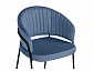 Лео синий Brendy Classic Blue 08 / черный Стул на металлокаркасе - фото №7