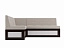 Кухонный угловой диван Нотис Левый (98х170), вельвет бархатного типа - миниатюра