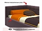 Односпальная кровать-тахта Bonna 900 шоколад с подъемным механизмом - фото №5