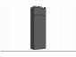 Челси Шкаф 2-х створчатый платяной + антресоль к шкафу 800 (Белый глянец, Белый) - фото №4