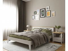 Кровать деревянная с ламелями Verdy (Верди) 160х200 - фото №1