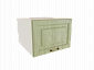 Шкаф ВГ510 верхний горизонтальный Ницца БЕЛ/ДУБ/ОЛИВ Ф83 - фото №2