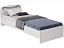 Кровать Хлоя КР-001 80 (Белый), ЛДСП - миниатюра