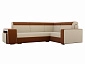Угловой диван Мустанг с двумя пуфами Правый - фото №3
