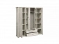 Шкаф для одежды Сохо 32.01 бетон белый/бетон патина - фото №3