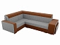 Угловой диван Мустанг с двумя пуфами Левый - фото №5