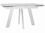 Стол DikLine SKM120 Керамика Белый мрамор/подстолье белое/опоры белые (2 уп.),  - миниатюра