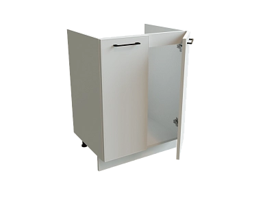 Шкаф НД600 под духовку Мемфис БЕЛ/БЕЛ/СОФТ Ф81 - фото №1, 888_ММК-00001434