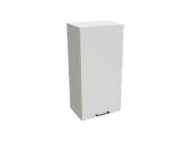 Шкаф В459 с 1-ой дверью Мемфис БЕЛ/БЕЛ/СОФТ Ф60Н - фото №1, 888_ММК-00001377