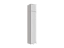 Челси Пенал 1 створка + антресоль 400 (Белый глянец, Белый), ЛДСП - миниатюра