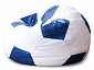 Кресло Мяч Бело-Голубой Оксфорд - фото №2