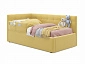 Односпальная кровать-тахта Colibri 800 желтая с подъемным механизмом и защитным бортиком - фото №2