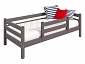Кровать Соня (вариант 4) с защитой по центру, лаванда - фото №2